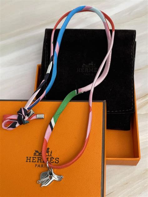 hermes petit h necklace|Hermes necklace price.